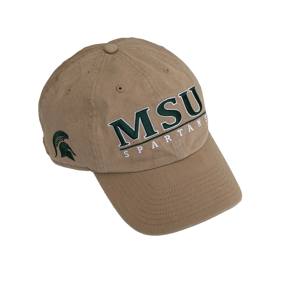 Michigan State Spartans Khaki Men's '47 Brand Snap Back Truckers Hat One Size